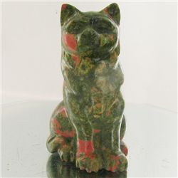 Handcarved Agate Cat (ANT-002225)