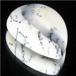 17.6ct Dendrite Opal Cabochon (GEM-045571)