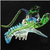 Image 1 : Handcrafted Blown Glass Crawfish (DEC-001000)