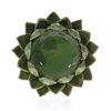 Image 3 : Handcrafted Ceramic Lotus Candle Holder (CLB-000303)