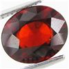 Image 1 : 4.02ct Oval Red Orange Hessonite Garnet  (GEM-044098)