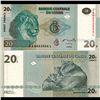 Image 1 : 2003 Congo 20 Franc Note Crisp Unc (CUR-007077)
