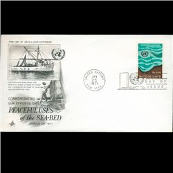 1971 UN First Day Postal Cover ERROR (STM-002923)