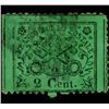 Image 1 : 1868 Papal States 2c Stamp (STM-001078)