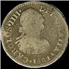 Image 1 : 1801 Mexico 1/2 Real Silver Better Circulated (COI-013811)