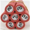Image 1 : 1969D Lincoln 1c Unc Orig Bank Roll Lot of 7 UnOpened (COI-013840)