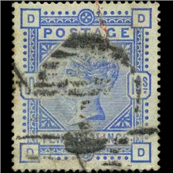 1890 Britain 5s Victoria Stamp (STM-000746)