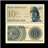 Image 1 : 1964 Indonesia 10 Sen Note Crisp Unc (CUR-006758)