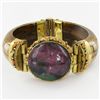 Image 1 : 660ct Bone & Ruby Zosite Bangle Bracelet (JEW-003864)