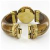 Image 3 : 660ct Bone & Ruby Zosite Bangle Bracelet (JEW-003864)