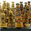 Image 4 : Hand Painted Marble Chess Set Wooden Drawer Box (CLB-001058)