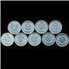 Image 1 : 1960-89 E. Germany 1pf XF/Unc 9 pcs (COI-009965)
