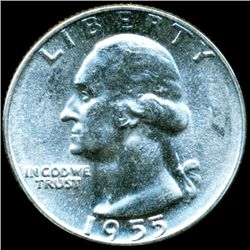 1955 Washington 25c MS64/65 (COI-011969)