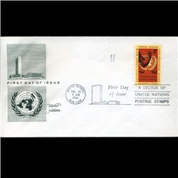 1961 UN First Day Postal Cover (STM-002357)