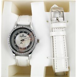 New Ice Time Princess Ladies Diamond Bezel Watch WG Plated (WAT-000417)