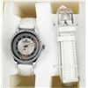 Image 1 : New Ice Time Princess Ladies Diamond Bezel Watch WG Plated (WAT-000417)