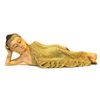 Image 1 : Reclining Buddha Hand Carved of Monkey Pod (CLB-000999)