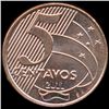 Image 2 : 2011 Brazil 5c DDR ERROR BU (COI-010343)