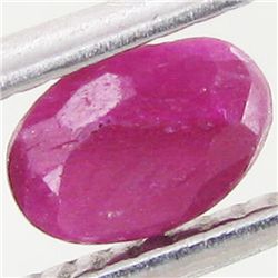 0.6ct Ruby Untreated Oval (GEM-041349)