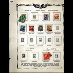 1902 US Stamp Album Page 11pcs (STM-001809)