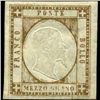 Image 1 : 1861 Scarce Italy Neapolitan 1/2g Stamp Mint Hinged (STM-001164)