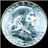 Image 1 : 1954D Franklin Half MS64/65 FBL Scarce Overweight ERROR (COI-011114)