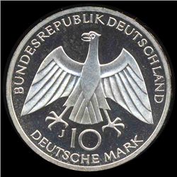 1972J Germany Silver 10 Mark PR68 DCAM (COI-008538)