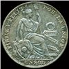 Image 1 : 1934 Peru 1 Sol Silver XF ERROR (COI-013643)