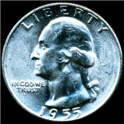 1955 Washington 25c MS64/65 (COI-011982)