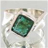 Image 1 : 29.25twc Colombian Emerald Sterling Ring (JEW-004142)