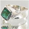 Image 2 : 29.25twc Colombian Emerald Sterling Ring (JEW-004142)