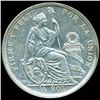Image 1 : 1907 Peru 1/2 Sol Silver VF (COI-013645)