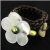 Image 1 : Handcrafted Crocheted MOP Ring (JEW-004404)