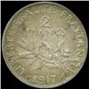 Image 2 : 1917 France 2Fr Silver VF/XF (COI-013551)