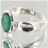 Image 2 : 29twc Colombian Emerald Sterling Ring (JEW-004143)