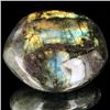 Image 1 : 840ct Large Polished Rainbow Labradorite Cabochon (MIN-001648)