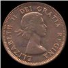 Image 1 : 1954 Canada 1c GEM BU MS65 Red w/SF (COI-007918)