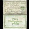 Image 1 : 1943 WW2 Guerrilla Rebel Philippines 5P Note Negros (CUR-007237)