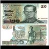 Image 1 : 2003 Thailand 20 Baht Crisp Unc Note (CUR-006875)