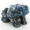 Image 1 : 58gm Carved Lapis Frog (MIN-001883)