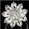 Image 1 : 32.91twc Lab Diamond White Gold Vermeil/925 Ring (JEW-004000)