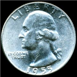 1955 Washington 25c MS64/65 (COI-011987)