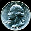 Image 1 : 1955D Washington 25c MS64 Overweight ERROR (COI-011995)