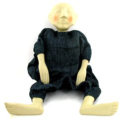 Hand Crafted Porcelain Puppet Doll (CLB-001098)