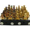 Image 3 : Hand Painted Marble Chess Set Wooden Drawer Box (CLB-001057)