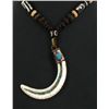 Image 1 : Tibet Shell Agate Bead Nickel Necklace (JEW-003259)