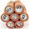 Image 1 : 1962D Lincoln 1c Unc Orig Bank Roll Lot of 7 UnOpened (COI-013837)