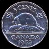 Image 2 : 1953 Canada 5c Hi Grade GEM Unc (COI-007925)