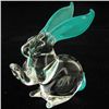 Image 1 : Handcrafted Blown Glass Rabbit (DEC-000991)
