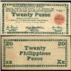 Image 1 : 1945 WW2 Guerrilla Rebel Philippines 20P Note Negros (CUR-007307)